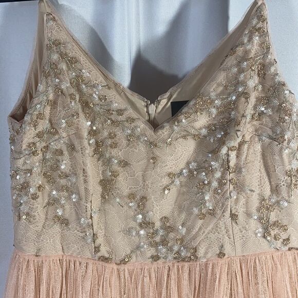 BHLDN BY ADRIANNA PAPELL CUNY DRESS NEW ROSE SIZE 12 - Picture 6 of 11